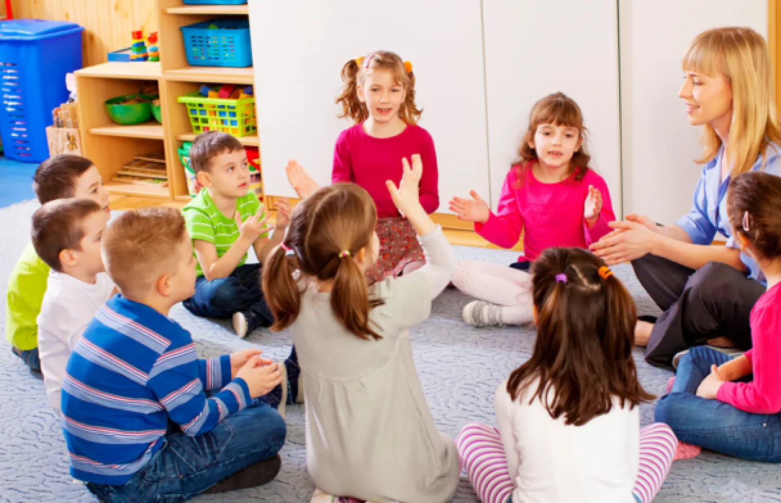 Image of blog with title : Circle time games: Why you should be making time for Circle Time in EYFS