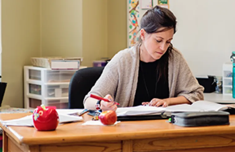 Image of blog with title : Classroom Secrets tackle work life balance with free EYFS resources