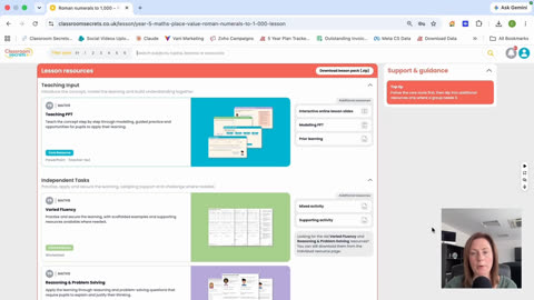 Using the Teaching PowerPoint