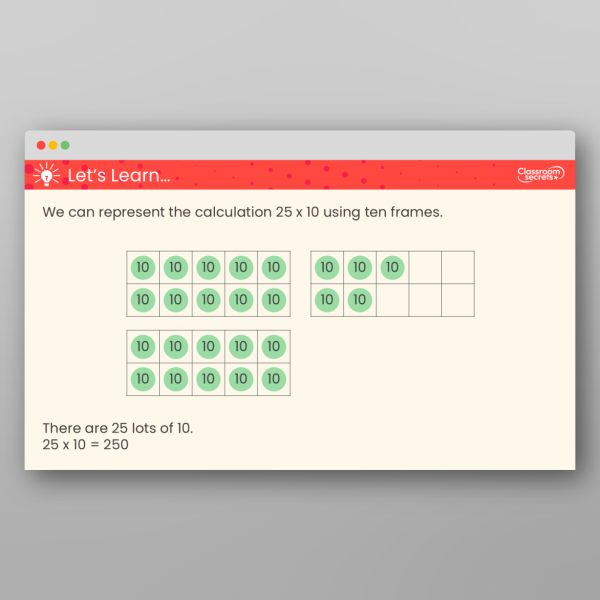 Classroom Secrets | Collection Page Year 3 Multiples of 10