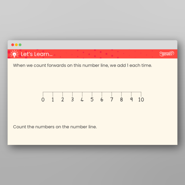 Classroom Secrets | Collection Page Year 1 Use a Number Line to 20