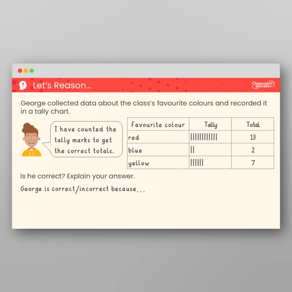 An image of the Free Make Tally Charts Teaching PPT Resource