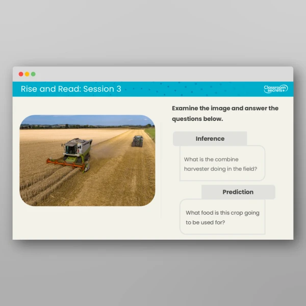 An image of the Rise and Read Harvest Resource