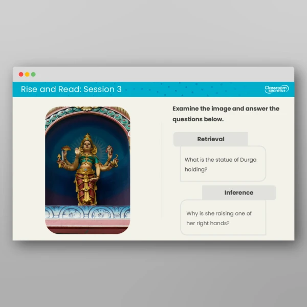 An image of the Rise and Read Navratri Resource
