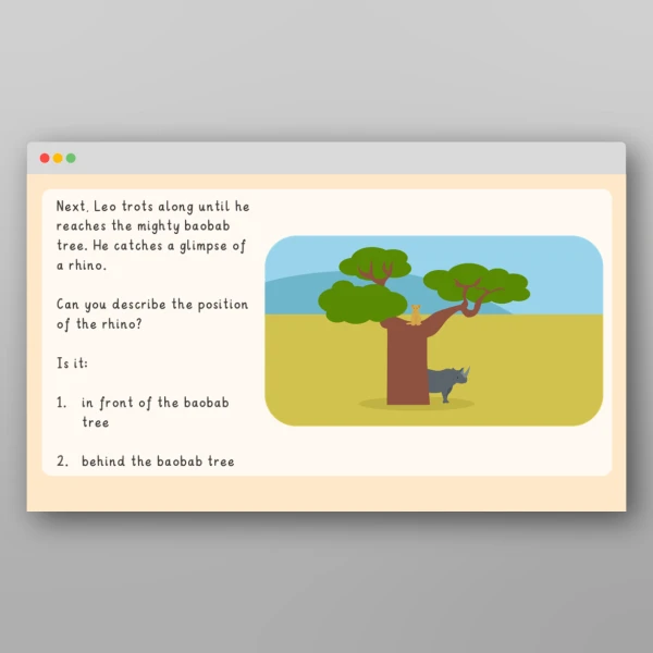 An image of the Amazing World - African Safari Maths Story Resource