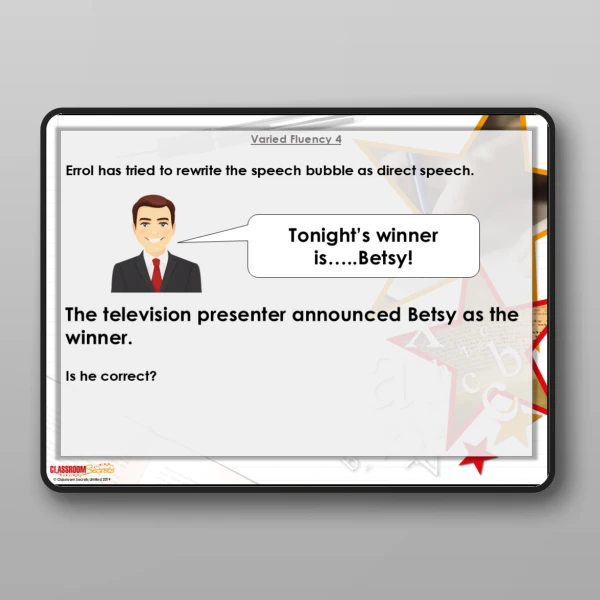 An image of the Direct or Indirect Speech? Modelling PPT Resource
