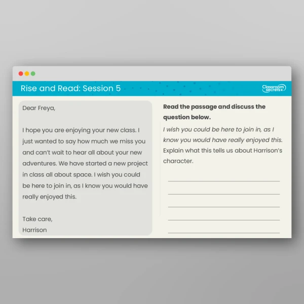 An image of the Rise and Read Set 6 Resource