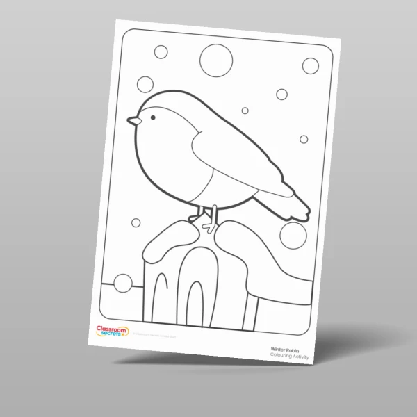 An image of the Winter Colouring Pages Resource