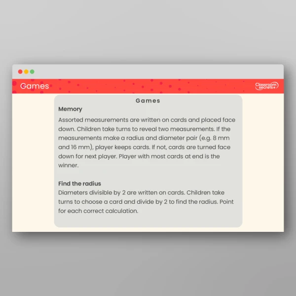 An image of the Circles Tutor PPT Resource
