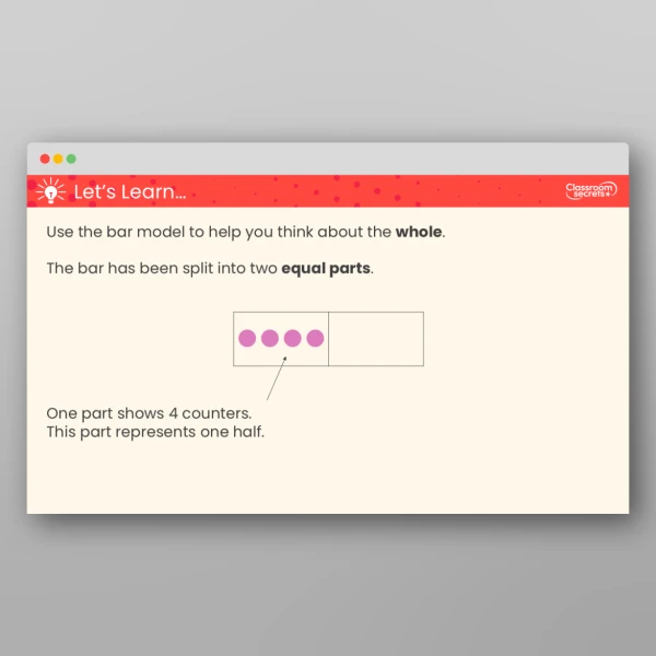 An image of the Find the Whole Teaching PPT Resource