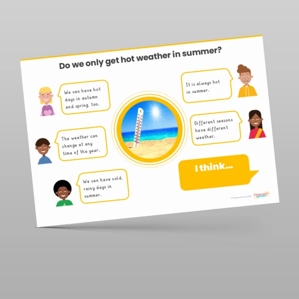 An image of the Seasonal Changes Concept Cartoons Resource