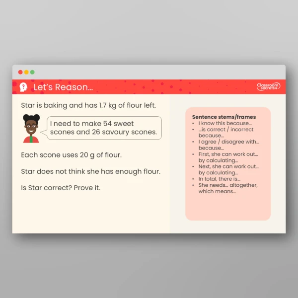 An image of the Solve Multi-Step Problems Teaching PowerPoint Resource
