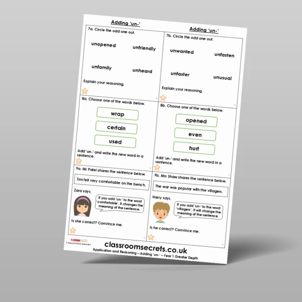 An image of the Adding ‘un-’ Application and Reasoning Resource