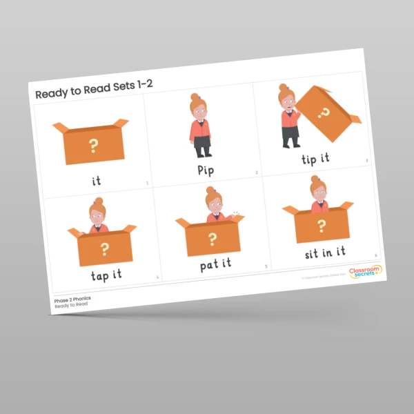 An image of the Ready to Read Short Caption Stories Sets 1-2 Resource