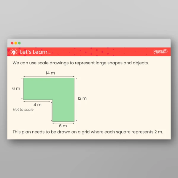 An image of the Scale Drawing Teaching PPT Resource