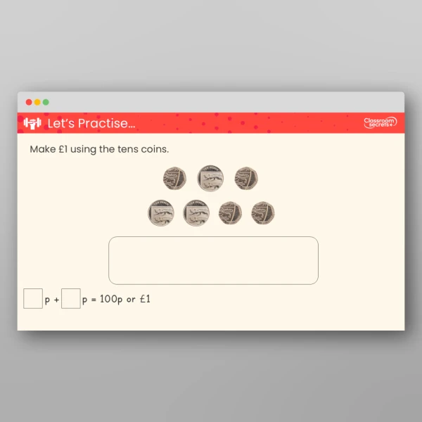 An image of the Make a Pound Teaching PPT Resource