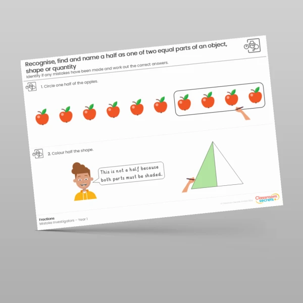An image of the Fractions Mistake Investigators Resource