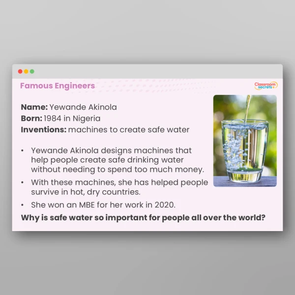 An image of the Famous Engineers Teaching PPT Resource