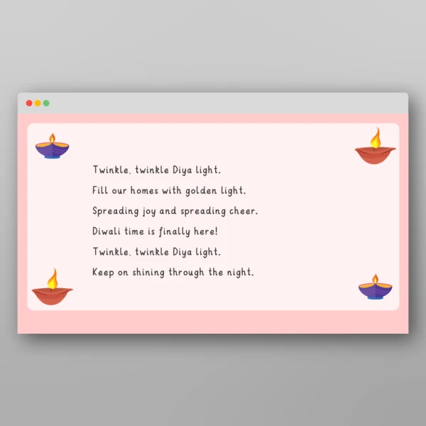 An image of the Diwali Rhymes Resource
