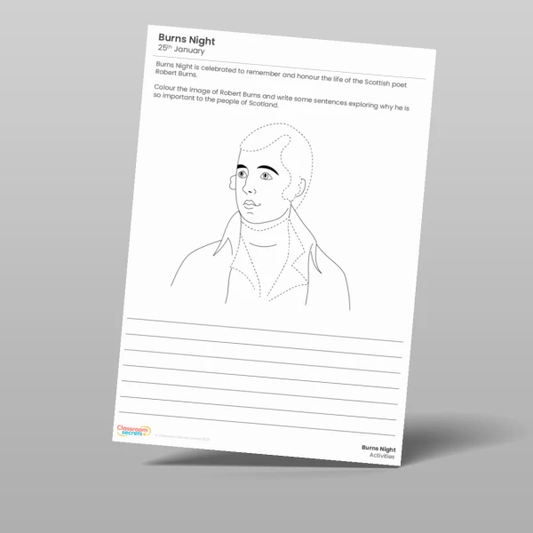 An image of the Burns Night Activity Pack Resource