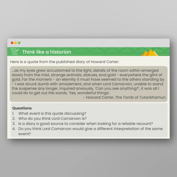 An image of the Lesson 6: How Do We Know so Much About the Egyptians? PPT Resource