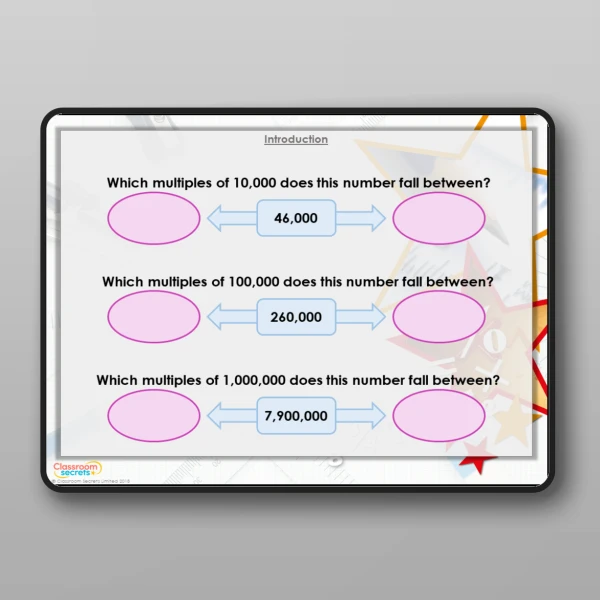An image of the Round any Integers Modelling PPT Resource