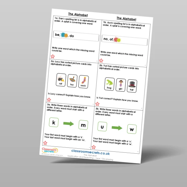 An image of the Free The Alphabet Application and Reasoning Resource
