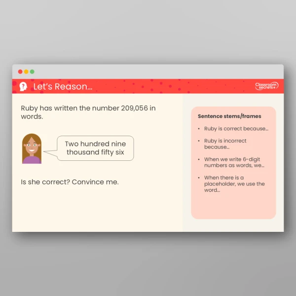 An image of the Read and Write Numbers to 1,000,000 Teaching PPT Resource