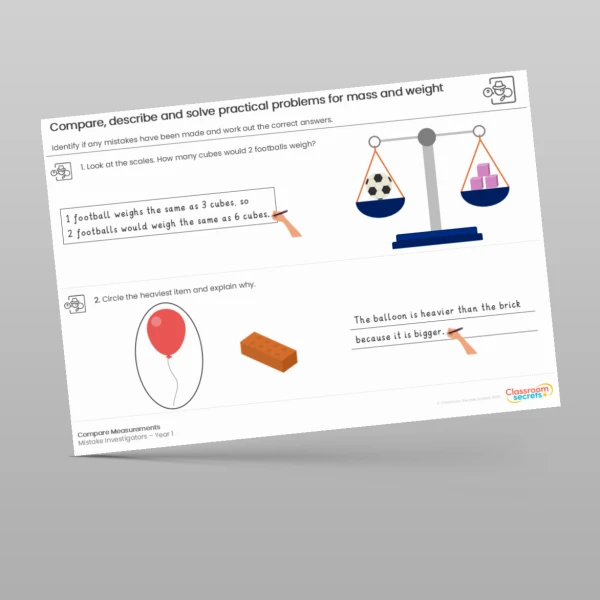 An image of the Compare Measurements Mistake Investigators Resource