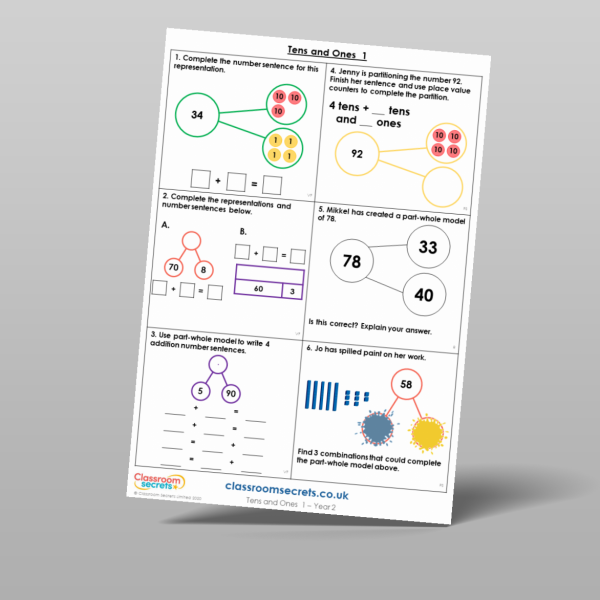 Year 2 Tens And Ones 1 Mixed Activity Resource | Classroom Secrets