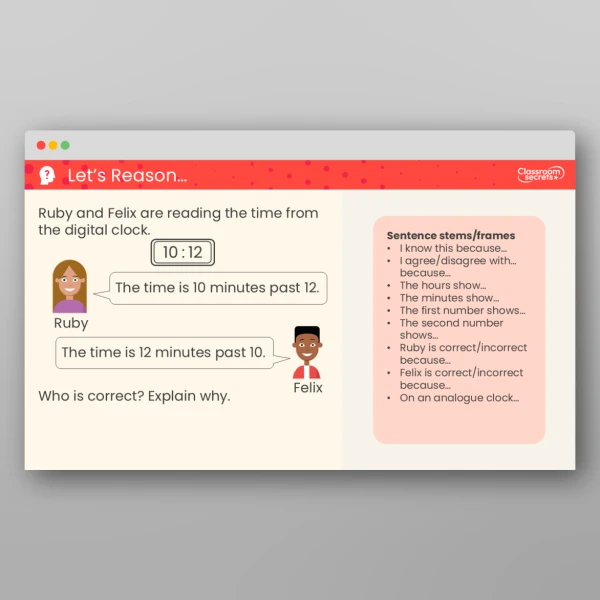 An image of the Read Time on a Digital Clock Teaching PPT Resource