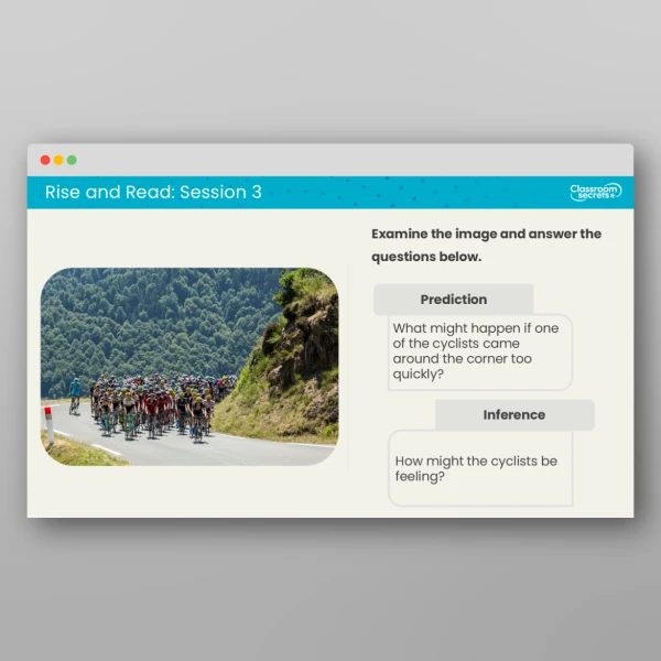 An image of the Rise and Read Tour de France Resource