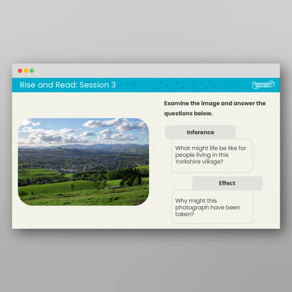 An image of the Rise and Read Yorkshire Day Resource