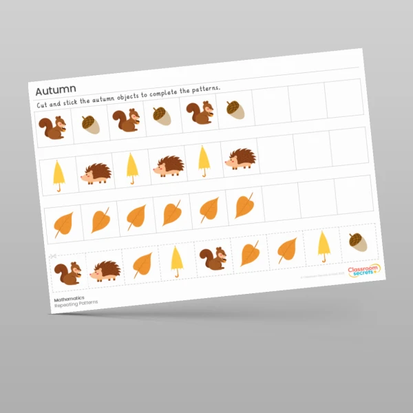 An image of the Autumn Maths Activities Resource