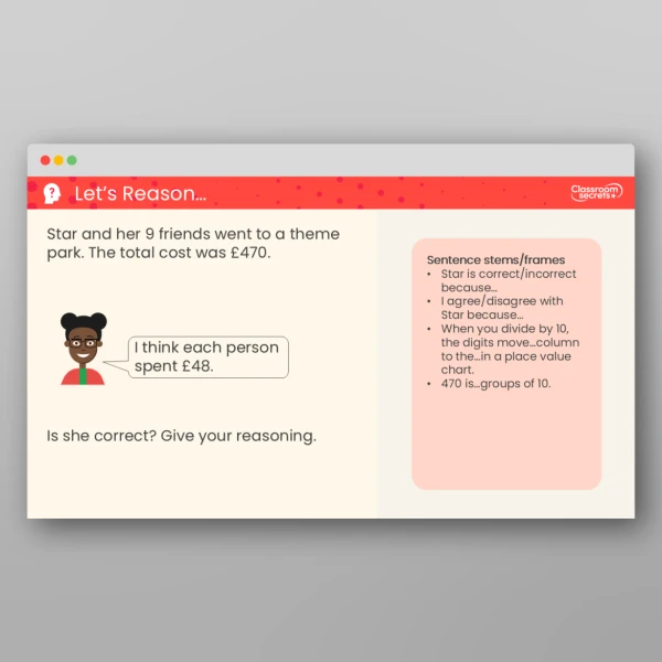 An image of the Divide by 10 Teaching PPT Resource