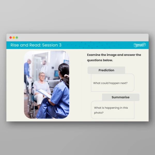 An image of the Rise and Read The NHS Resource