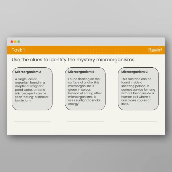 An image of the Lesson 5: How do We Group Microorganisms? Resource