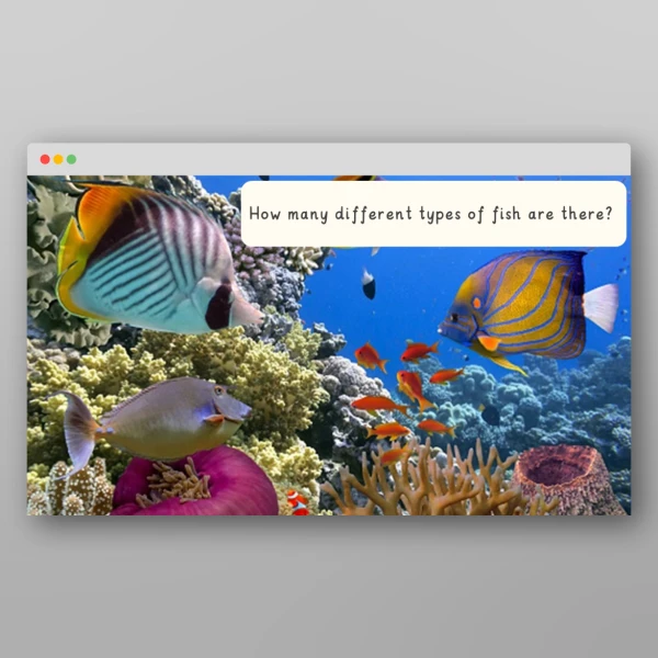 An image of the Amazing World - All At Sea I Wonder Discussion Prompts Resource