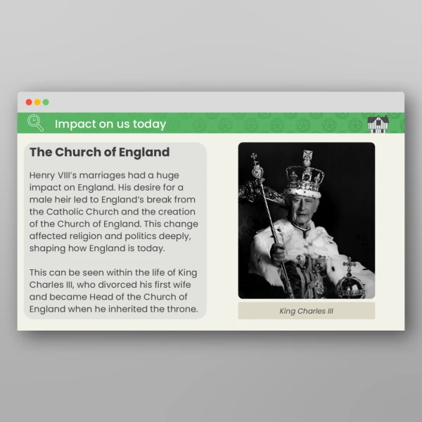 An image of the Lesson 2: Who Were Henry VIII's Wives? PPT Resource