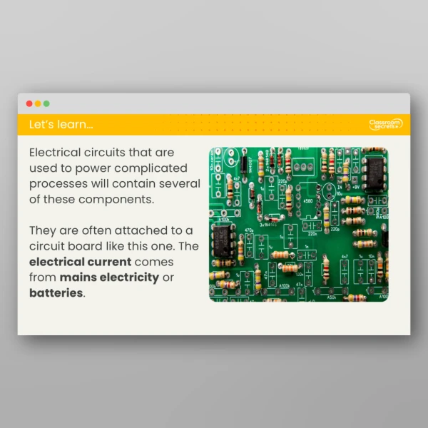 An image of the Lesson 3: Is it a Circuit? Investigation Resource