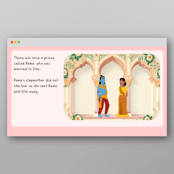 An image of the Diwali The Story of Rama and Sita Resource