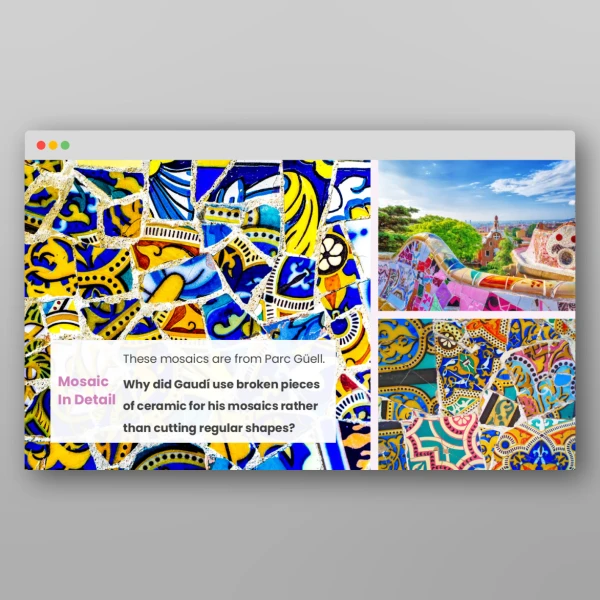 An image of the Architecture of Antoni Gaudí Art Lesson Resource