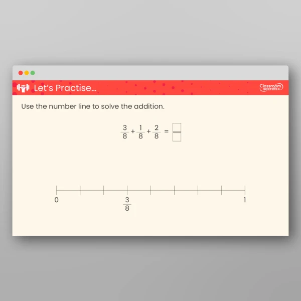 An image of the Add Two or More Fractions Teaching PPT Resource