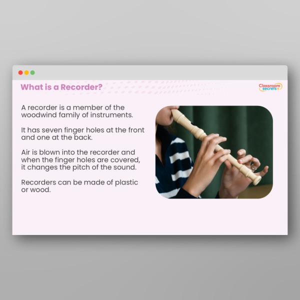 All About The Recorder Ks2 Assembly Resource | Classroom Secrets