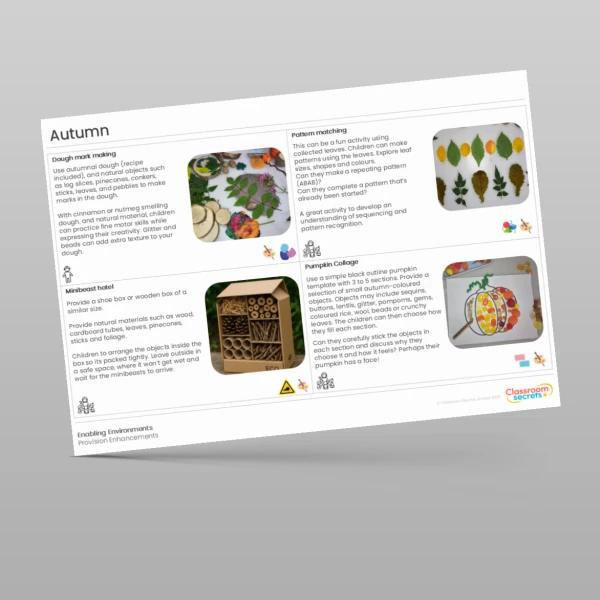 An image of the Autumn Provision Enhancement Resource