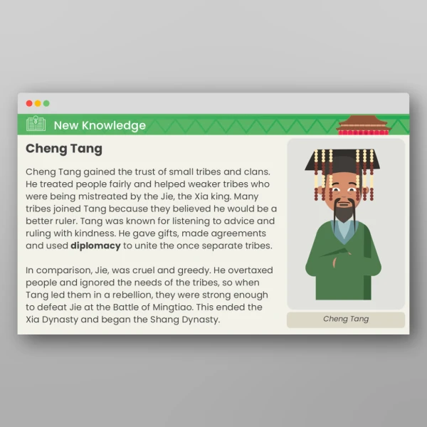 An image of the Lesson 2: How Was the Shang Dynasty Organised? PPT Resource