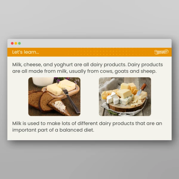 An image of the Lesson 5: Where Does Food Come From? Resource