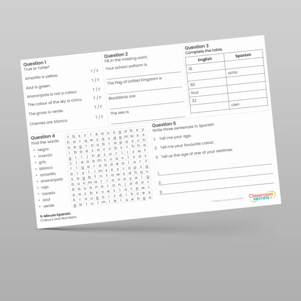An image of the 5-Minute Spanish Resource