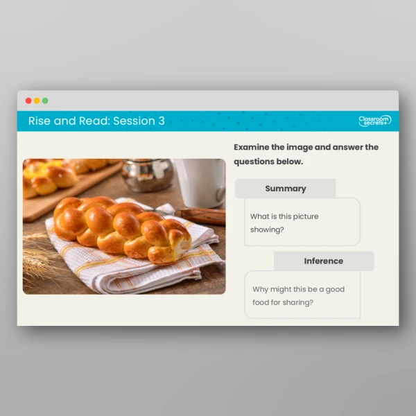An image of the Rise and Read Rosh Hashanah Resource