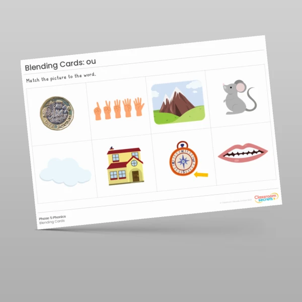 An image of the Blending Cards: ou Resource